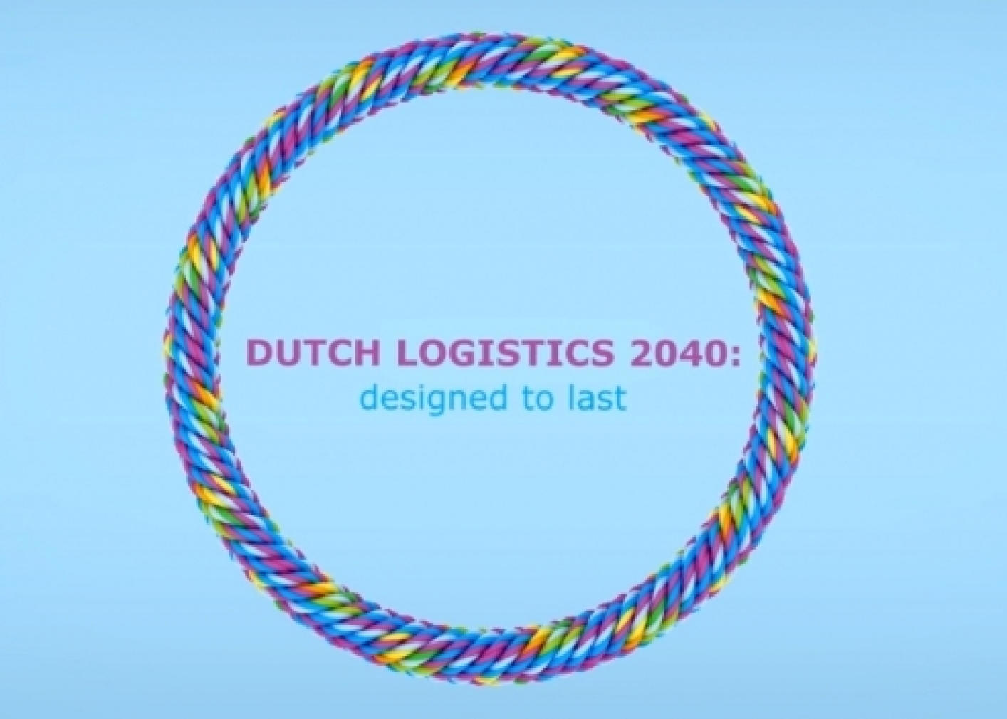Banner advisory report 'Dutch logistics 2040: designed to last' 